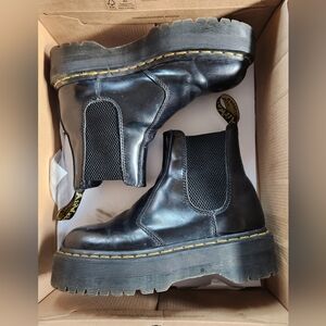 Dr. Martens Black Leather Chelsea Boots
